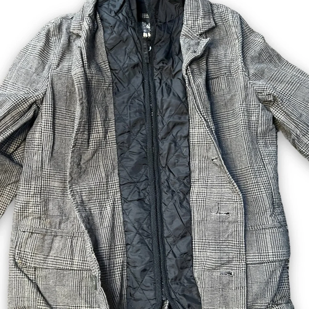 The Children’s‎ Place Houndstooth Plaid 2-in-1 Hooded Jacket 6